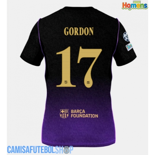 Camisa de time de futebol Barcelona Anthony Gordon #17 Replicas 2º Equipamento 2026-27 Manga Curta